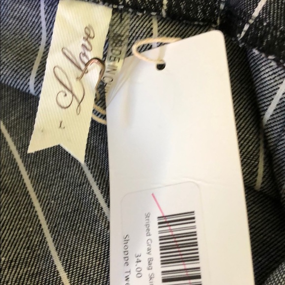 ✨Host Pick✨I Love Striped Bag Skirt - Picture 5 of 5